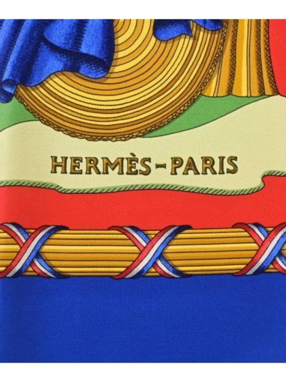 Hermes Bandana Scarf Blue